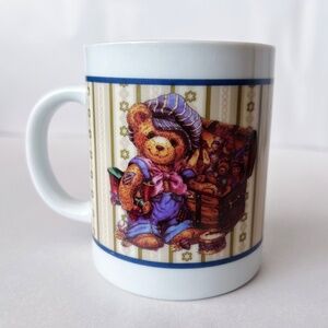 Vintage 1990s I Wish I Were a Teddy Bear Mug